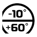 Температура −10…+60 °C
