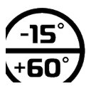 Температура −15…+60 °C
